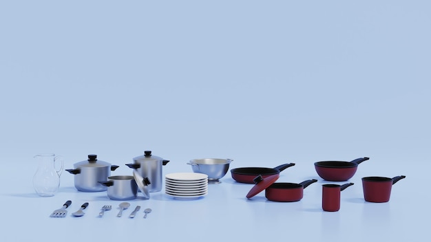 Zestaw naczyń kuchennych